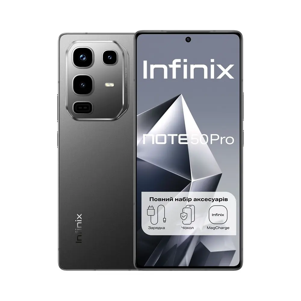 Смартфон Infinix Note 50 Pro 8/256Gb Shadow Black (X6855)